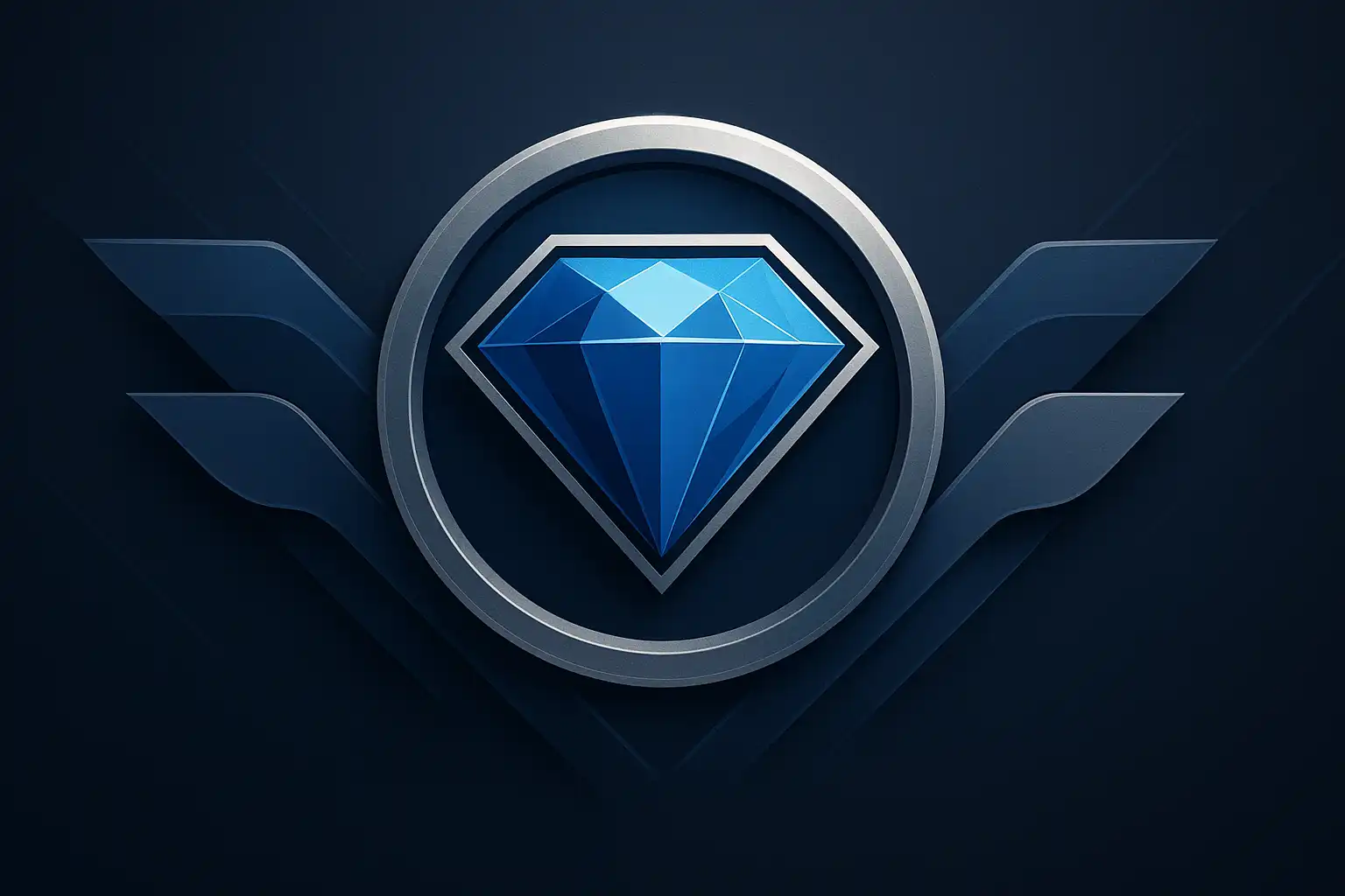 Westio Casino team icon over a navy and sapphire crest background
